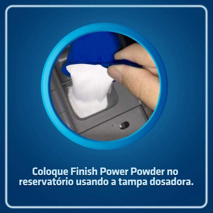 Detergente para Lava Louças em Pó Finish Power Powder Advanced 450g - 3
