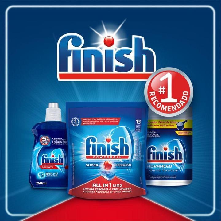 Detergente para Lava Louças em Pó Finish Power Powder Advanced 700g - 3