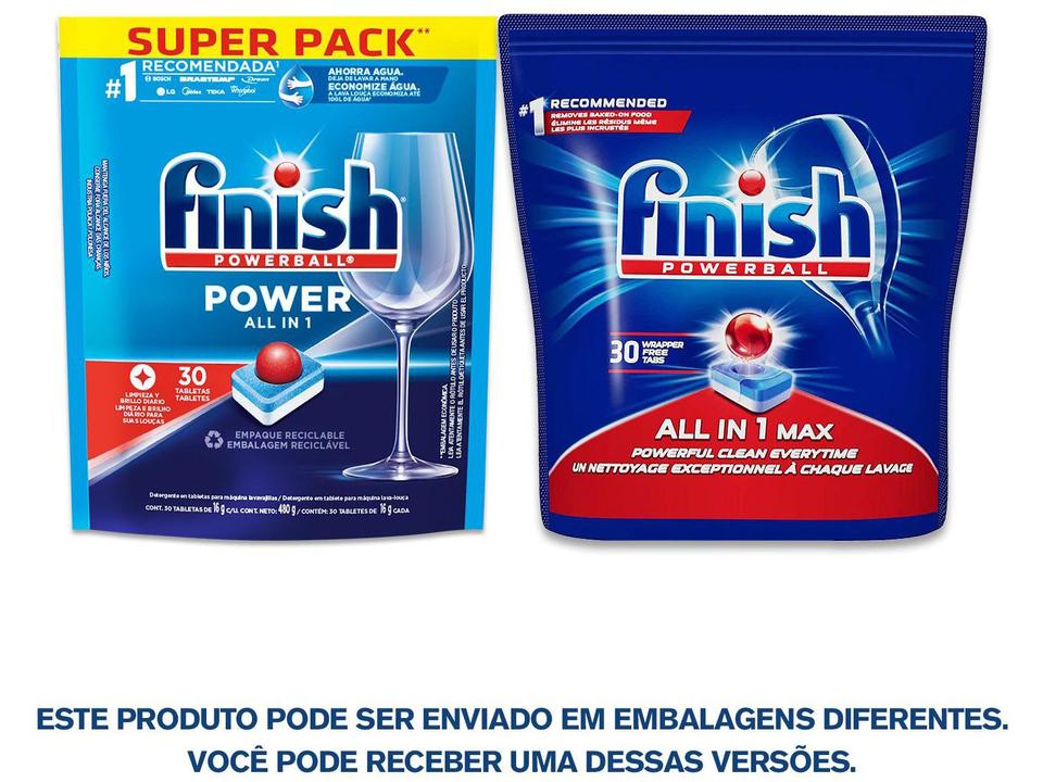 Detergente para Lava Louças em Tabletes Finish - 30 Unidades - 2