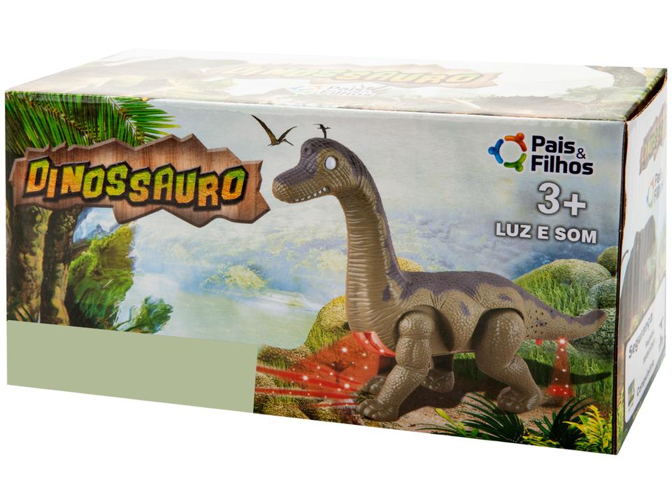Dinossauro Braquiossauro Emite Som e Luz 10,5cm - 5