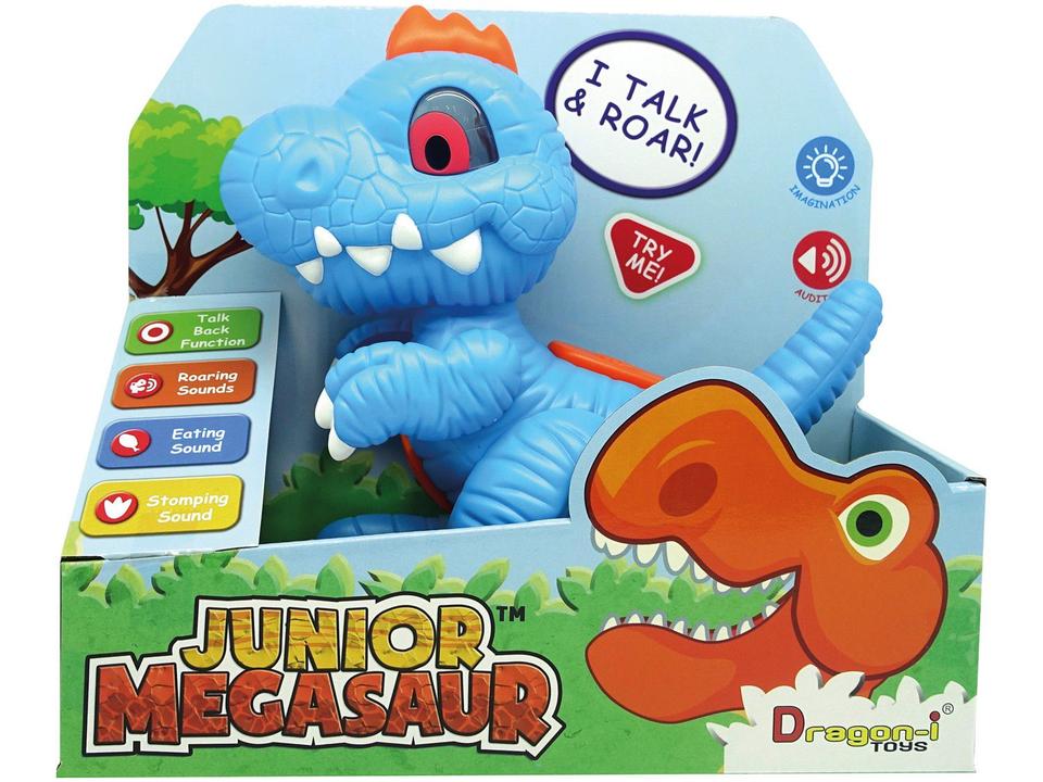 Dinossauro de Brinquedo Emite Som e Luz - Junior Megasaur Fun - 1