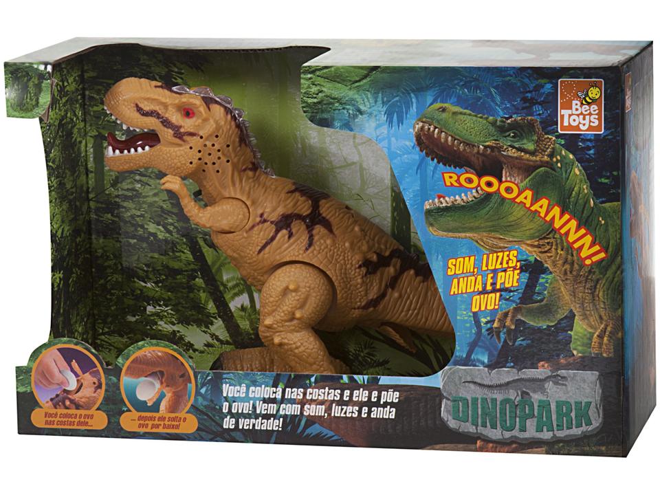 Dinossauro de Brinquedo Emite Som e Luz Solta Ovo - 4