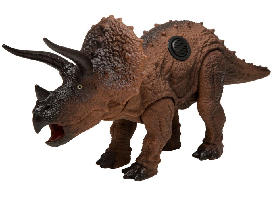 Dinossauro de Brinquedo Emite Som Triceratops - 1