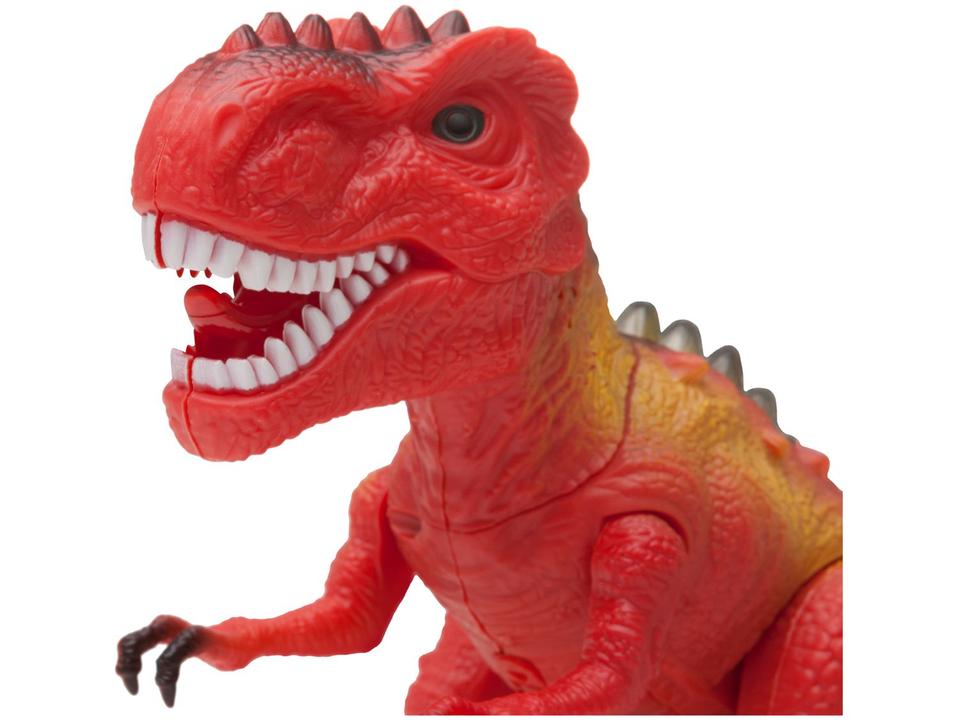 Dinossauro de Brinquedo Tiranossauro Rex - Emite Som e Luz com Acessórios Zoop Toys - 3