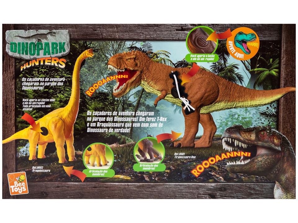 Dinossauro Dinopark Hunters Rex 28,5cm - 5