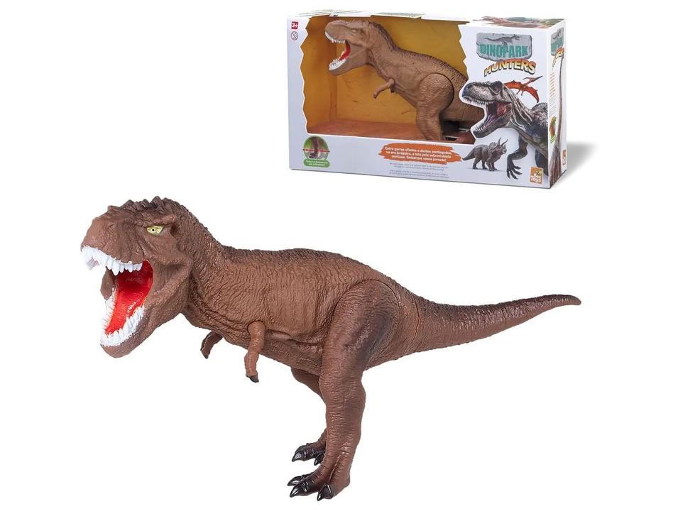 Dinossauro Dinopark Hunters Rex 28,5cm Bee Toys - 1