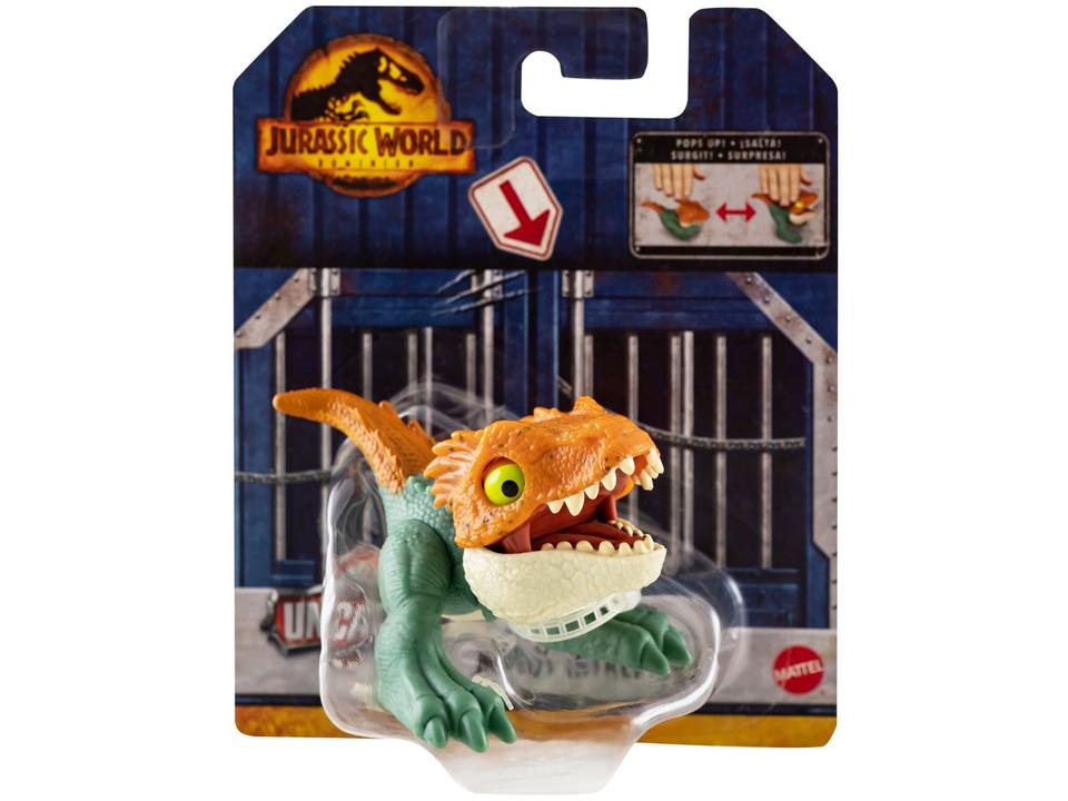 Dinossauro Jurassic World - Dino Selvagem Pop-Up 4cm Mattel - 8