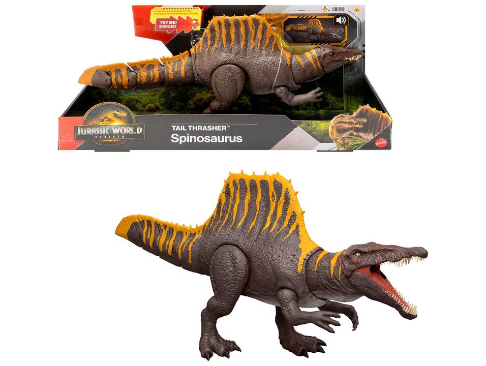 Dinossauro Jurassic World Rebirth Tail Thrasher - 5