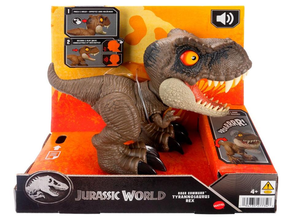 Dinossauro Jurassic World Rugir Command - 4