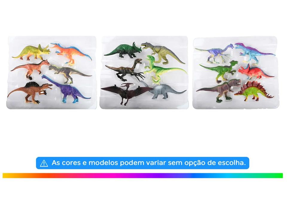 Dinossauro ML100 Lullie Kids 6 Unidades - 1