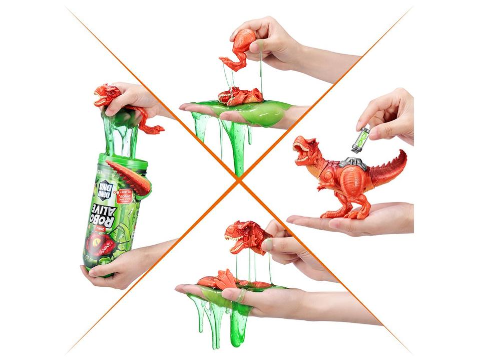 Dinossauro Robo Alive Dino DNA Articulado 22cm - 6