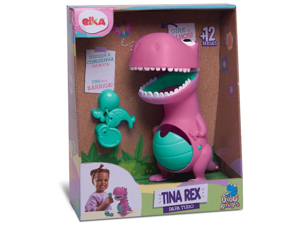 Dinossauro Tina Rex Papa Tudo 22cm Elka - 3