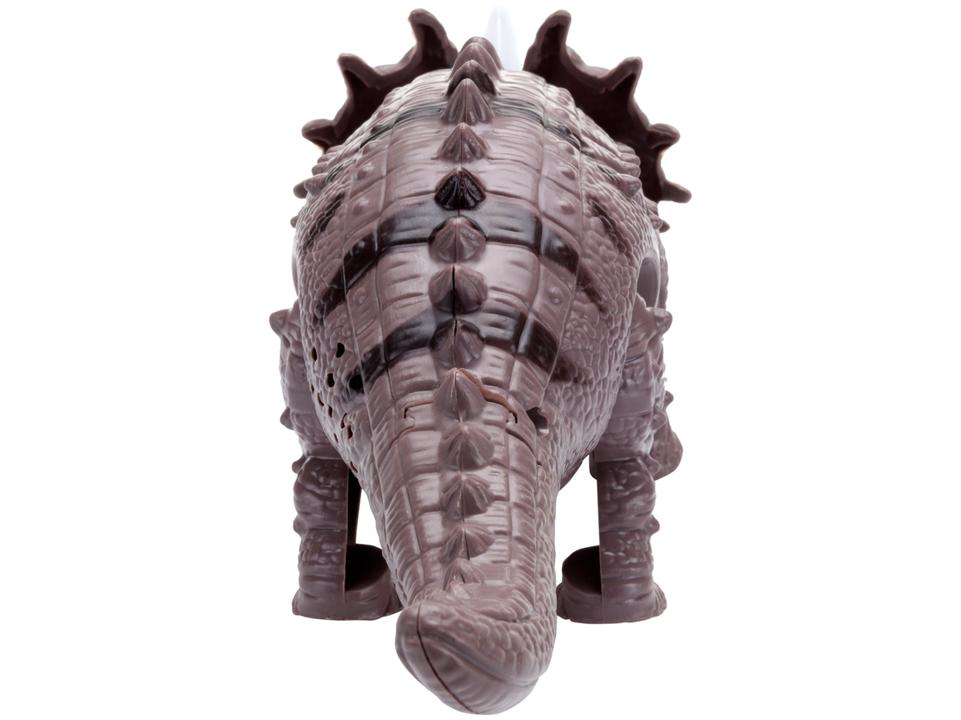 Dinossauro Triceratops Emite Som e Luz 10cm - 2