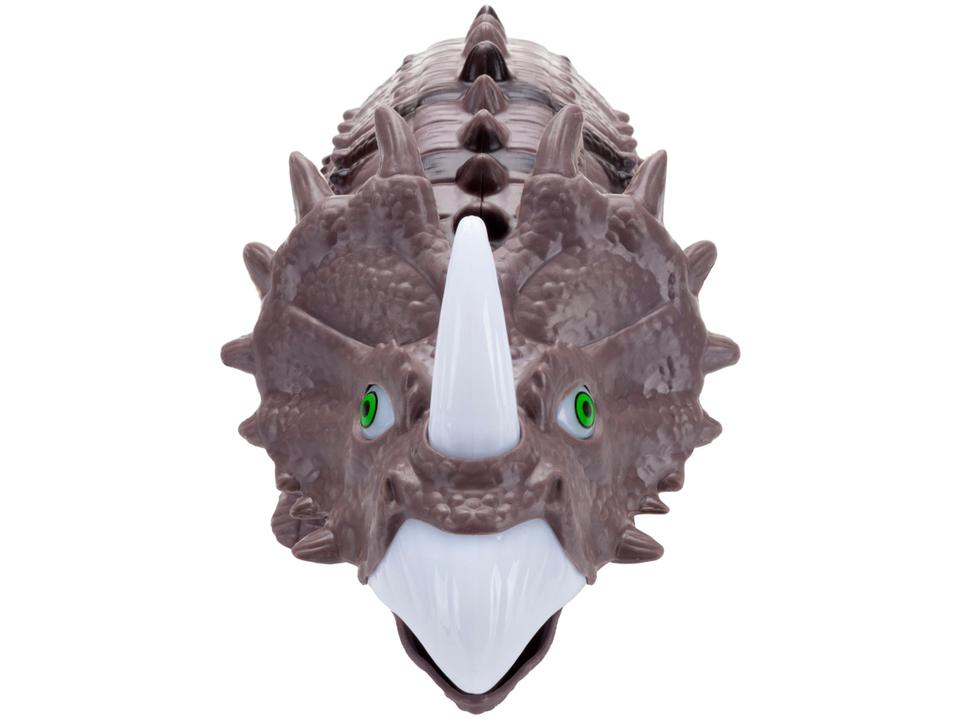 Dinossauro Triceratops Emite Som e Luz 10cm - 1