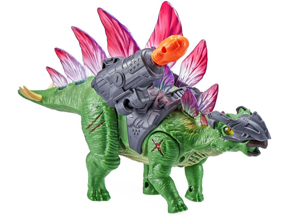 Dinossauro Zuru Robo Alive Dino Wars Stegosaurus - Emite Som com Acessório Candide - 1