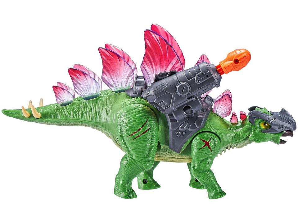 Dinossauro Zuru Robo Alive Dino Wars Stegosaurus - Emite Som com Acessório Candide - 3