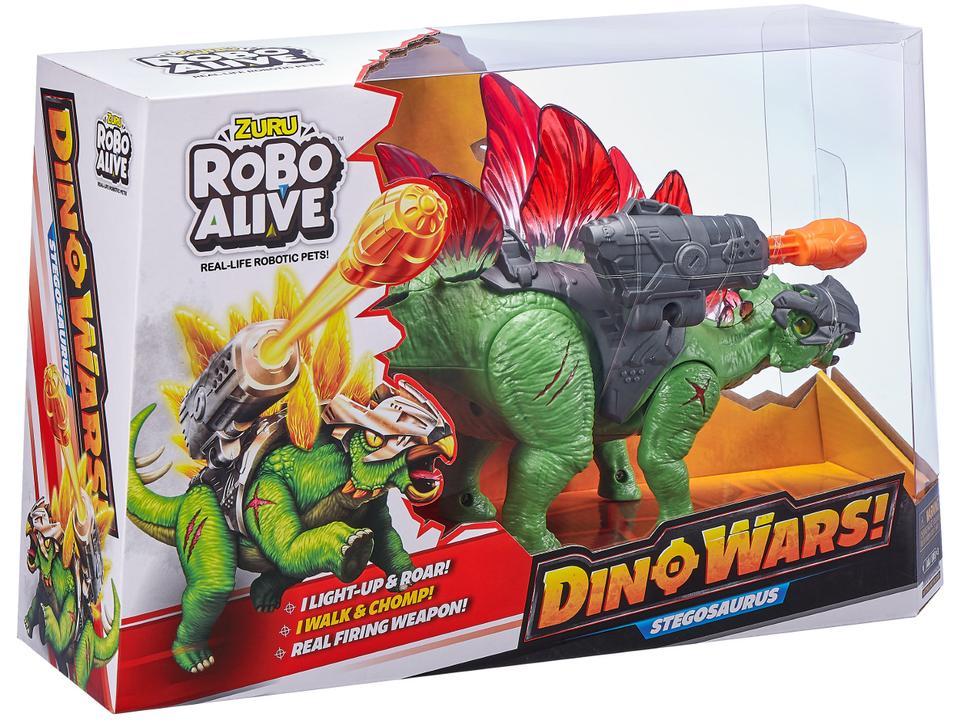 Dinossauro Zuru Robo Alive Dino Wars Stegosaurus - 5