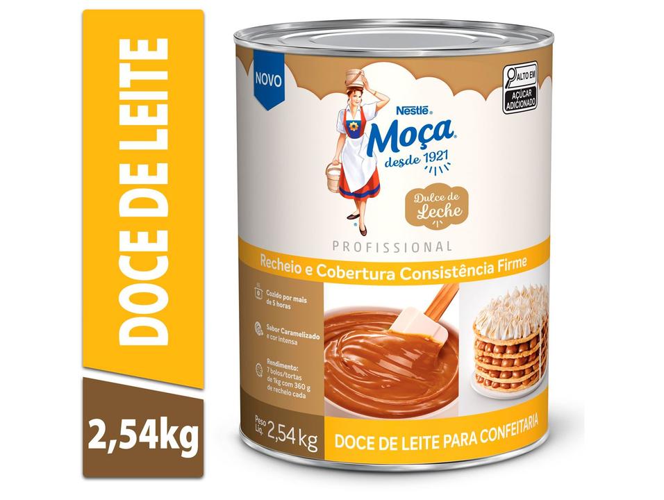 Doce de Leite Nestle Moça Profissional 2,54kg - 1