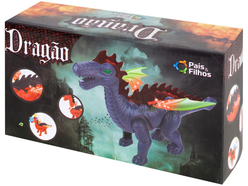 Dragão 19032 Emite Som e Luz Pais e Filhos - 10