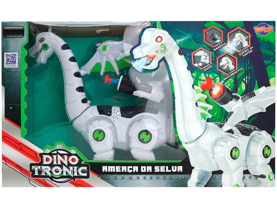 Dragão Ameaça na Selva Dino Tronic Emite Som - 3