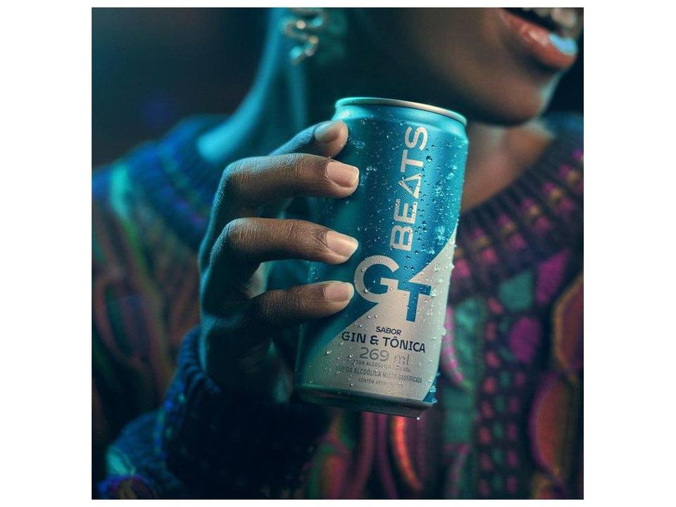 Drink Pronto Beats Drinks GT Sabor Gin e Tônica 269ml Lata 8 Unidades - 2