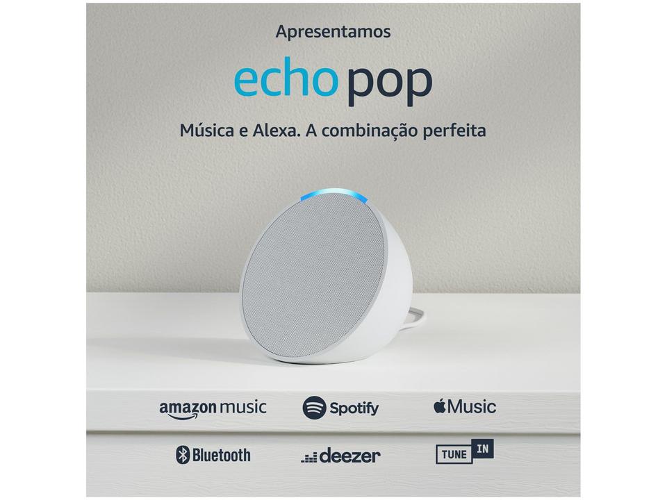 Echo Pop Compacto Smart Speaker com Alexa - 9