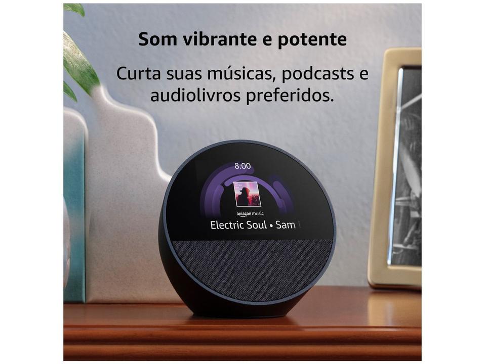 Echo Spot 2024 Smart Speaker Tela de 2,83” - 3