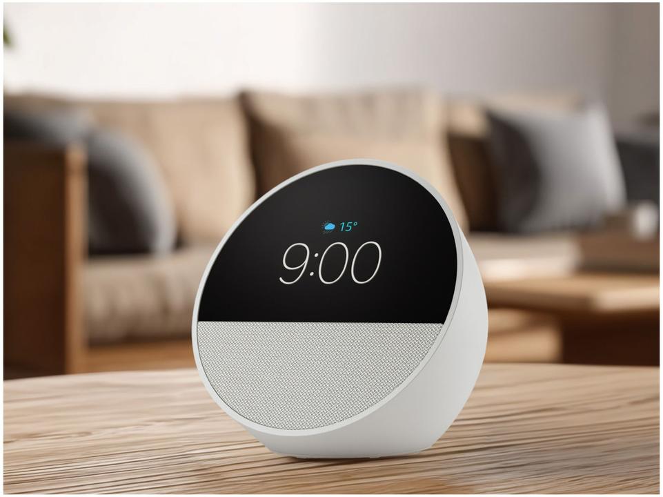 Echo Spot 2024 Smart Speaker Tela de 2,83” - 4