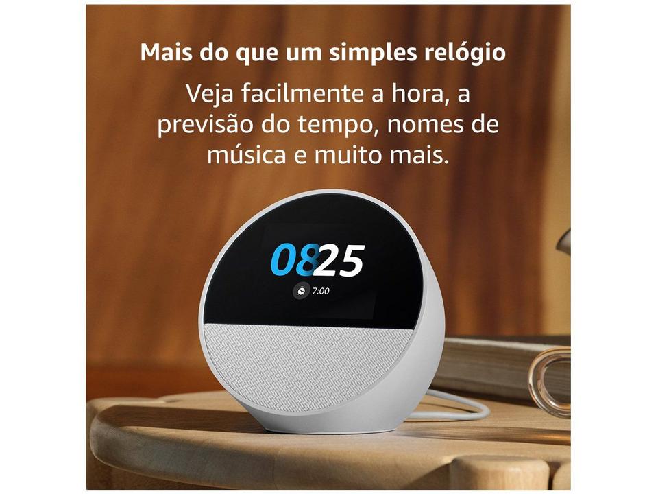 Echo Spot 2024 Smart Speaker Tela de 2,83” - 2