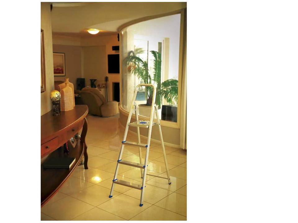 Escada 4 Degraus Alumínio Mor 5102 - 1