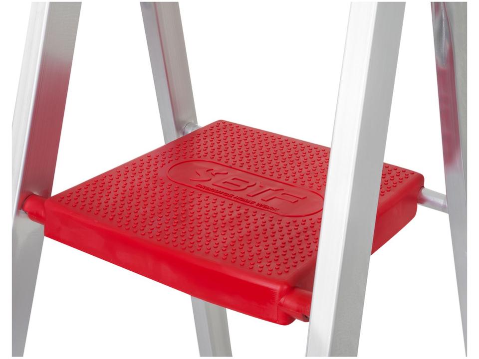 Escada Alumínio Dobrável 5 Degraus Botafogo Doméstica ESC0064 - 4