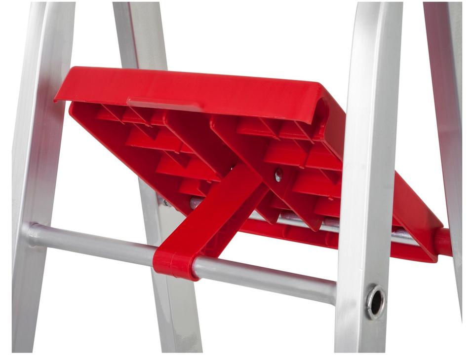 Escada Alumínio Dobrável 5 Degraus Botafogo Doméstica ESC0064 - 5