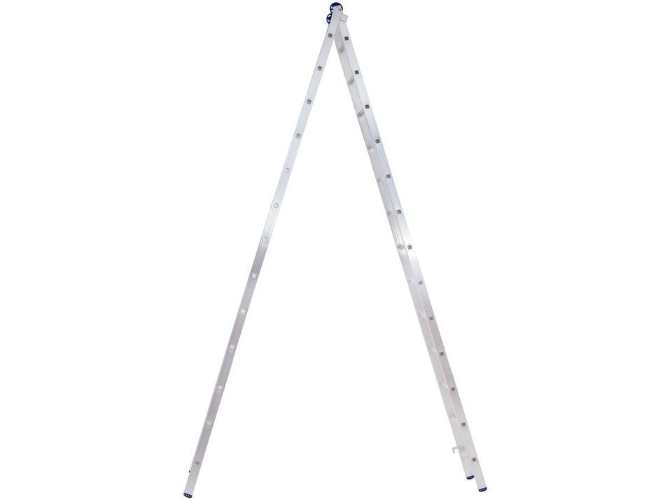 Escada de Alumínio Articulada Extensiva 26 Degraus Doméstica Mor 2x13 - 6