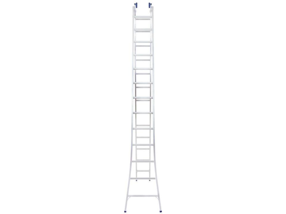 Escada de Alumínio Articulada Extensiva 26 Degraus Doméstica Mor 2x13 - 3