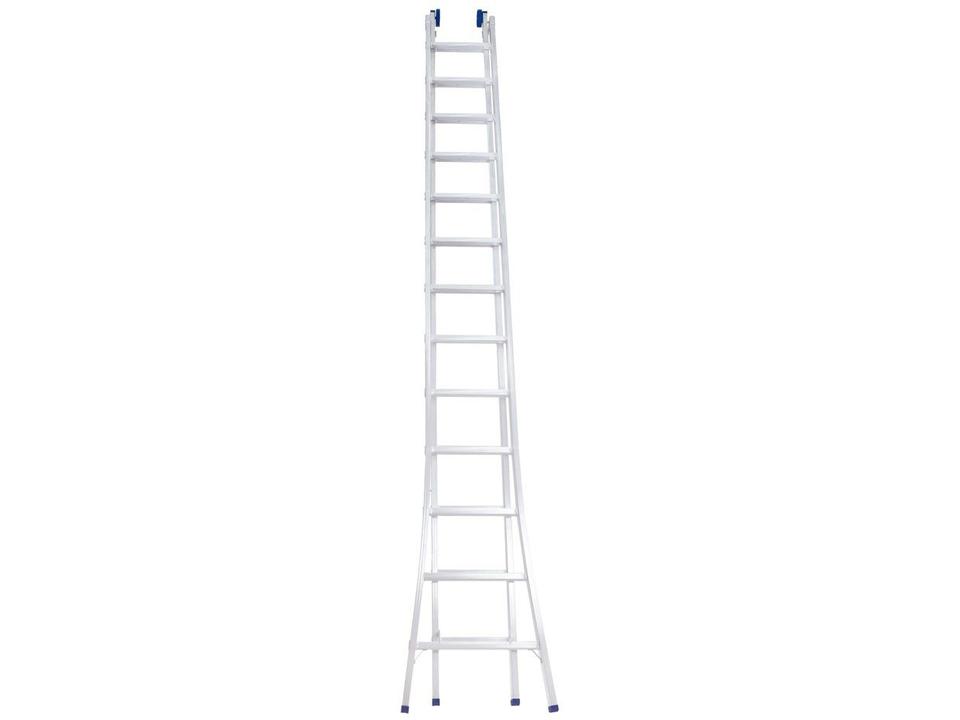 Escada de Alumínio Articulada Extensiva 26 Degraus Doméstica Mor 2x13 - 5