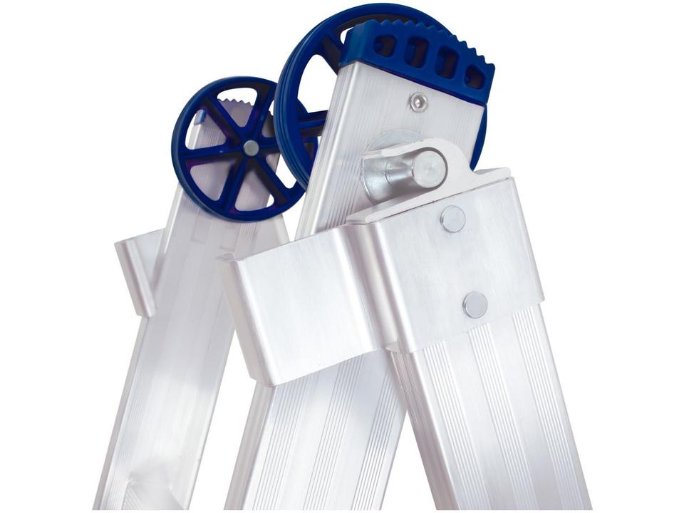Escada de Alumínio Extensível 2x7 Doméstica - 7
