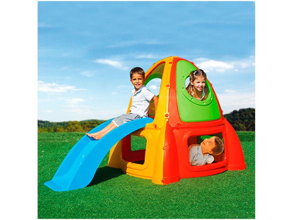 Escorregador Infantil Médio 3 Degraus - 1