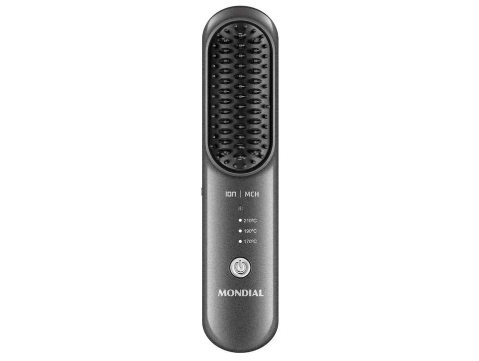 Escova Alisadora Mondial Space Shine Go Cerâmica com Íons 210°C EA-0