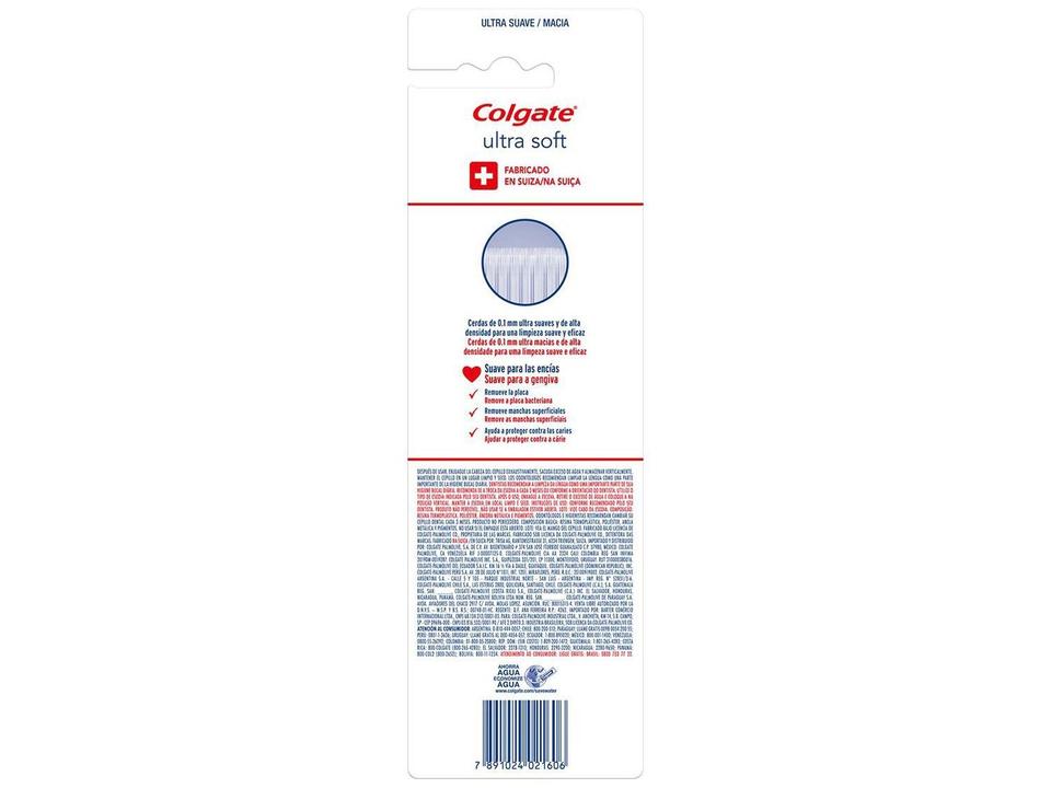 Escova de Dente Colgate Ultra Soft 3 Unidades - 1