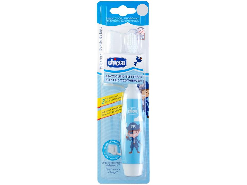 Escova de Dente Elétrica Infantil Chicco - Higiene Oral Pirata - 4