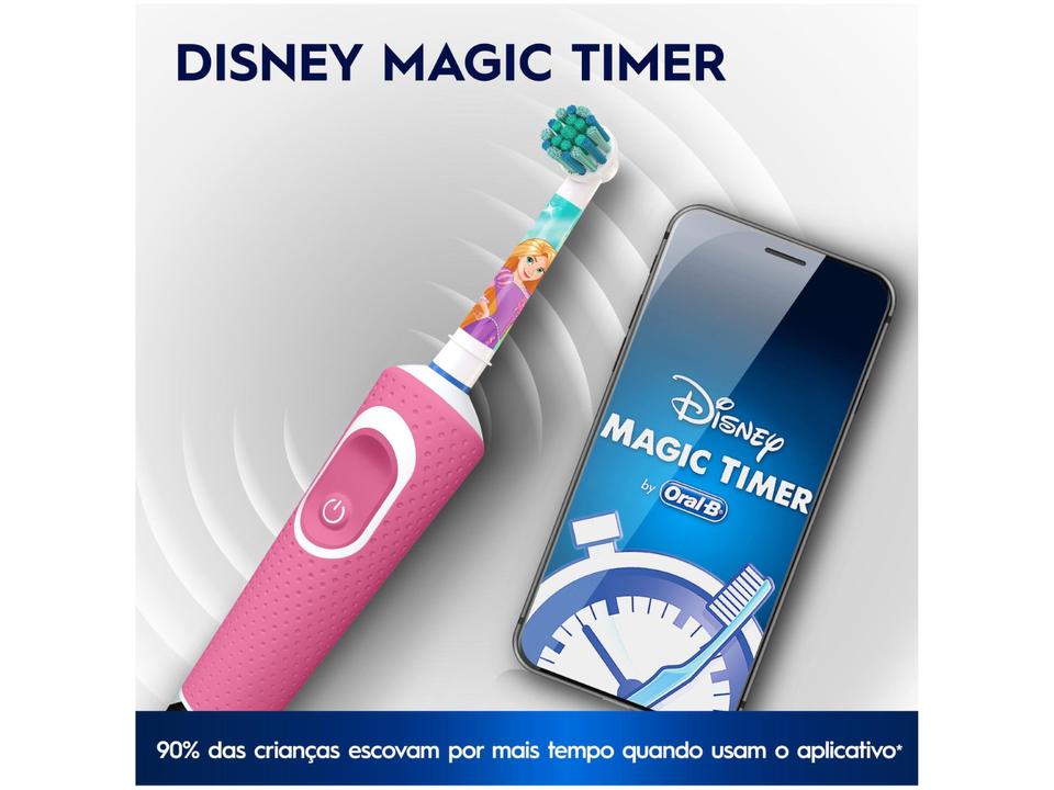 Escova de Dente Elétrica Infantil Disney Princess - 3