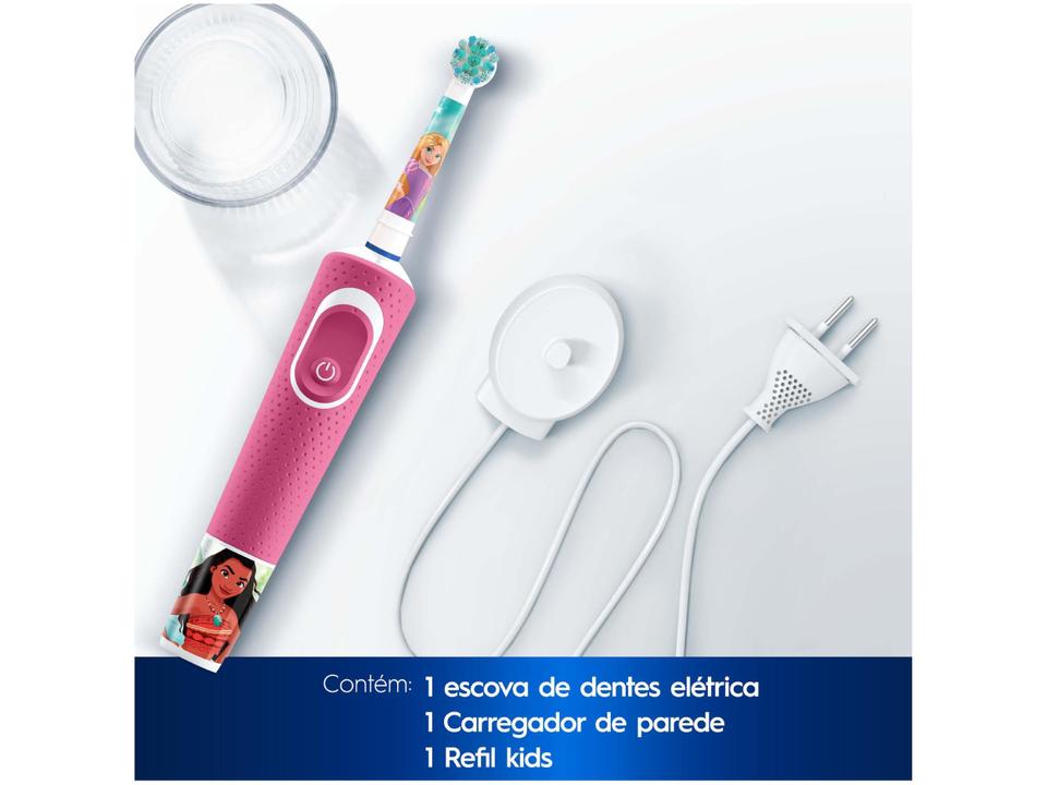 Escova de Dente Elétrica Infantil Disney Princess - 4
