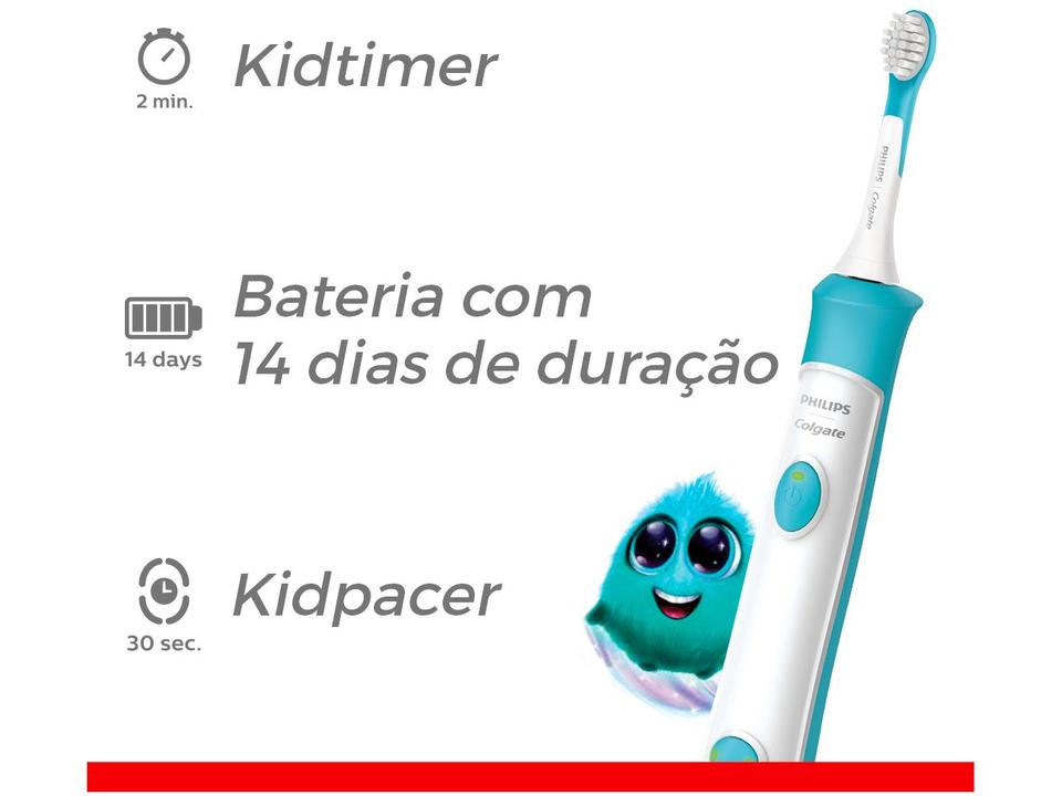 Escova de Dente Elétrica Infantil Recarregável - 6