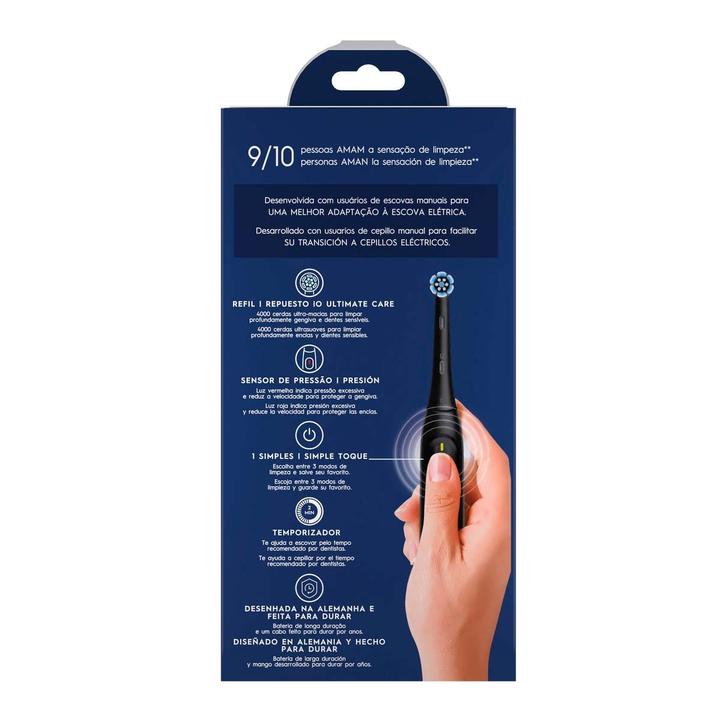 Escova de Dente Elétrica Oral-B iO2, 1 Cabo + 1 Refil + Carregador - 14