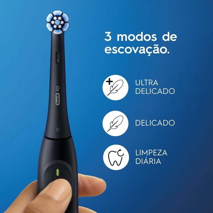 Escova de Dente Elétrica Oral-B iO2, 1 Cabo + 1 Refil + Carregador - 3