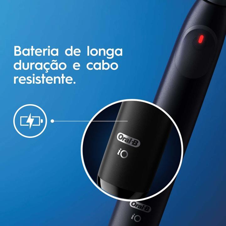 Escova de Dente Elétrica Oral-B iO2, 1 Cabo + 1 Refil + Carregador - 12