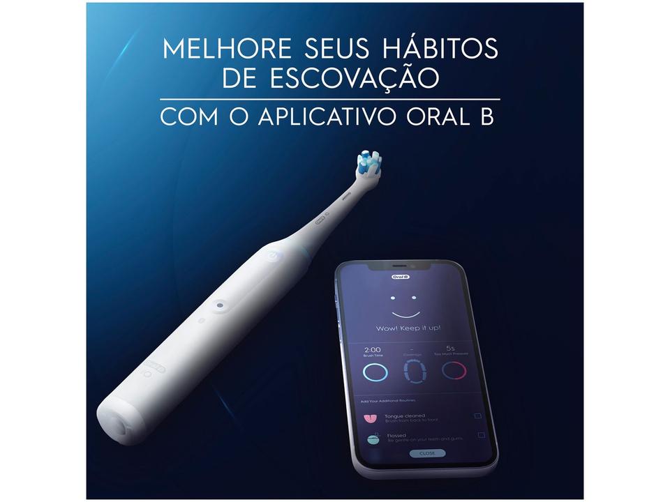 Escova de Dente Elétrica Oral-B iO4, 1 Cabo + 2 Refis + Carregador + Estojo - 5