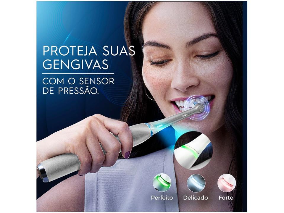 Escova de Dente Elétrica Oral-B iO6, 1 Cabo + 4 Refis + Carregador + Estojo - 3