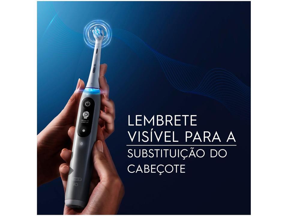 Escova de Dente Elétrica Oral-B iO6, 1 Cabo + 4 Refis + Carregador + Estojo - 7