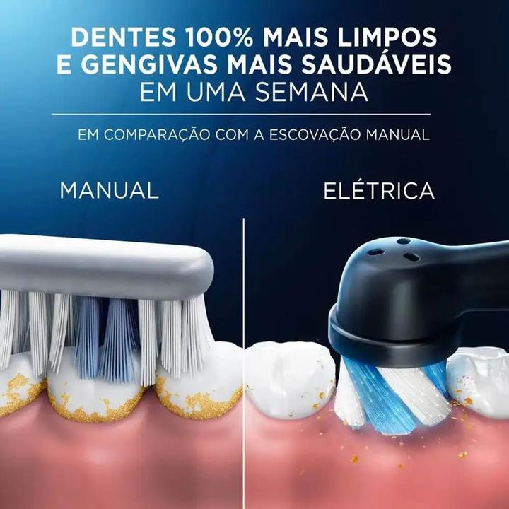 Escova de Dente Elétrica Oral-B iO6, 1 Cabo + 4 Refis + Carregador + Estojo - 1